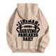 thumbnail image 4 of MHFRRA Sudadera con Capucha Informal para Hombre, Estilo Holgada, con Estampado, para El Día Del Partido de Fútbol, Cómoda y Cálida para Uso Diario En Otoño E Invierno Caqui, 4 of 4