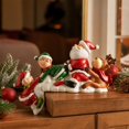 thumbnail image 4 of Christmas Shelf Sitter Figurine Santa Reindeer Elves Holiday Mantel Edge Decoration Festive Seasonal Home Decor for Tabletop Fireplace Display Christmas Gift, 4 of 4