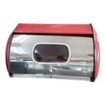 thumbnail image 5 of Fiocias Bread Bin with Roll Lid Bread Box Bread Holder Container for Kitchen Counter for Red, 5 of 9