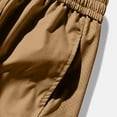thumbnail image 4 of EOYWHK Men Quick Dry Athletic Shorts with Pockets Elastic Waist Breathable Jogging Shorts or Men Soft Casual Activewear Lightweight Brown, Size M, 4 of 6