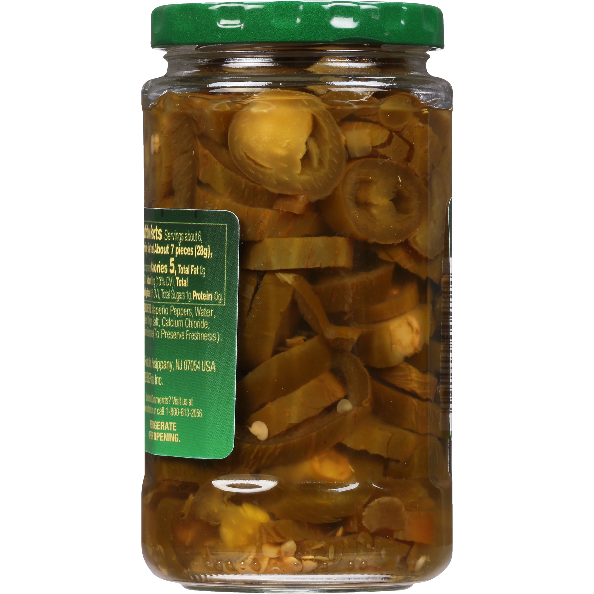 B&G Hot Jalapeno Peppers, Sliced, Kosher, Shelf-Stable, 12 fl oz Jar