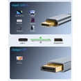 thumbnail image 2 of Cable USB C a DisplayPort 1.4 AGFINEST de 3 m gris para Mac, 2 of 6