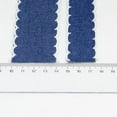 thumbnail image 6 of S SERENABLE 4x2 Yards Denim Jean Ribbon for DIY Hair Bow Decoration Navy 25mm 4 Pcs, 6 of 8