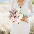 thumbnail image 3 of Artificial Bouquet Simulated Wedding Bouquet Home Decor Flower Photo Prop, 3 of 6