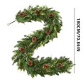 thumbnail image 3 of Hearth & Gear 180cm Soft Wreath For Fireplace Staircase & Party Outdoor Fall Flowers Silk Flowers Roses Flowers Bulk 100 Forget Not Flowers Hydrangea Flowers Forsythia Flowers Sunflower Flowers, 3 of 6