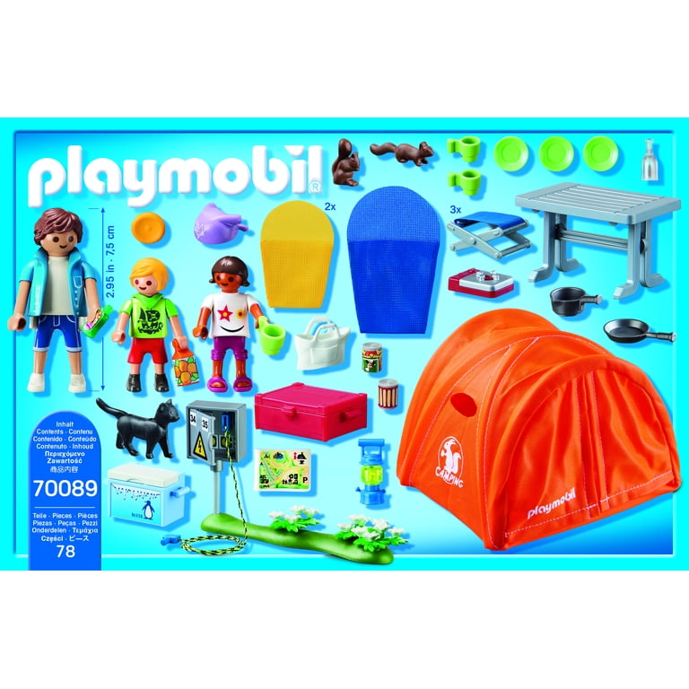 PLAYMOBIL Family Camping Trip Doll Playset 
