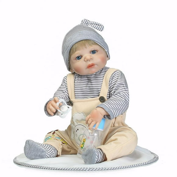 Soft Silicone Vinyl Bebes Reborn Lifelike Baby Full Body Doll Vict