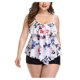thumbnail image 1 of Gibobby Trajes de Baño para Mujer Halter Push Piece Up Mujeres Dos Conjunto de traje de baño sólido Bikini High Cut Up Lace Sexy Trajes de baño Tankinis (Blanco,G), 1 of 4