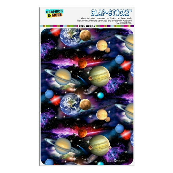 Planets Solar System Earth Saturn Jupiter Mars Pattern Home Business Office Sign