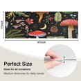 thumbnail image 5 of Red Mushroom Fern Black Pattern Kitchen Rug Mat,Kitchen Runner Rugs Non Skid Washable,Decorative Kitchen Floor Mats for Kitchen,Sink,Laundry,17"X47", 5 of 5