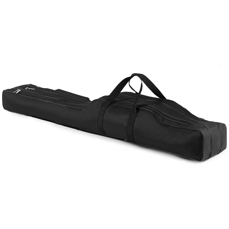 Lixada 130cm/150cm Three Layers Fishing Bag Portable Folding Fishing Rod  Reel Tackle Tool Carry Case Carrier Travel Bag 