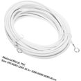 thumbnail image 2 of Generic Picture Hanging Wire Curtain Rope Screw Eyes Hooks, Metal PVC, 2 of 6
