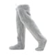 thumbnail image 4 of Calcetines largos hasta la rodilla, gruesos, cálidos y acogedores, para hombres y mujeres Gris claro, 4 of 9