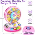 thumbnail image 3 of Learning Toy for 1 2 3 Year Old Girls, Spin and Sing Alphabet Zoo with Sounds, Interactive Educational Toys for Toddlers 1-3, Birthday Gifts for Baby Girls Boys 9-12-18 Months, 3 of 7