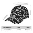 thumbnail image 2 of Fotbe Pasta Bacon Gorro Clásico de Béisbol, Gorra Ajustable con Broche Snapback, Gorro de Exterior de Algodón Suave, 2 of 6