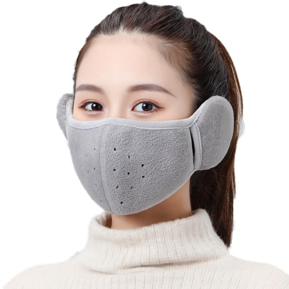 Warm Mask For Face Winter Fashion Winter Thermal Fleece Full Face Mask Skiing Warm Mask Windproof Face Warm Care Women