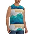 thumbnail image 2 of Gaeub Beach Men's Sleeveless Muscle Shirts Workout Tank Tops, Odor Protection and Comfortable - Large, 2 of 8