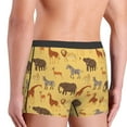 thumbnail image 4 of Kdxio Men's Boxer Briefs with Cute Animals Print - Comfortable and Breathable Underwear for Everyday Wear, 4 of 7