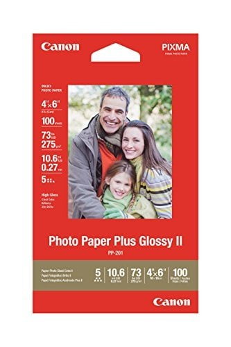 Canon Photo Paper Plus Glossy II, 4 x 6 