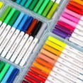 thumbnail image 5 of 48 Colors Watercolor Pens Smoothly Writing Safe Washable Markers for Kids Student Painting, 5 of 5