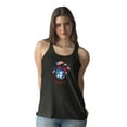 thumbnail image 2 of July  4Th Independence Racerback Tank Women -Image by Shutterstock, Female Large, 2 of 4