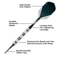 thumbnail image 2 of Viper Diamond 90% Tungsten Soft Tip Dart Set, Black, 16 Grams, 2 of 5