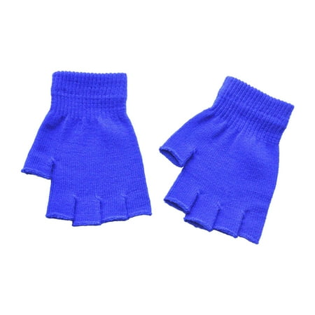 

Clearance Sale! Faolaxy Work Gloves Women Men Winter Warm Knitted Fingerless Half Finger Gloves Knit Mitten A Pair of Adult Half-Finger Gloves