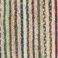 thumbnail image 4 of Pretty Colorfull HandWoven Cotton Rug, Unique Oval Design, various Sizes Available, 4 of 4