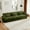 Olive Green, variant on Extra Large 3 Seat Modern Velvet Sofa, Oversize Sofa, Clould Like Comfortable Seat and Back Support with Waist Pillows and Throw Pillows (Gray)