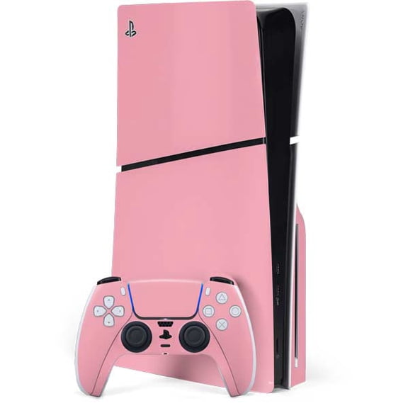 Skinit Light Pink PS5 Slim Disk Bundle Skin