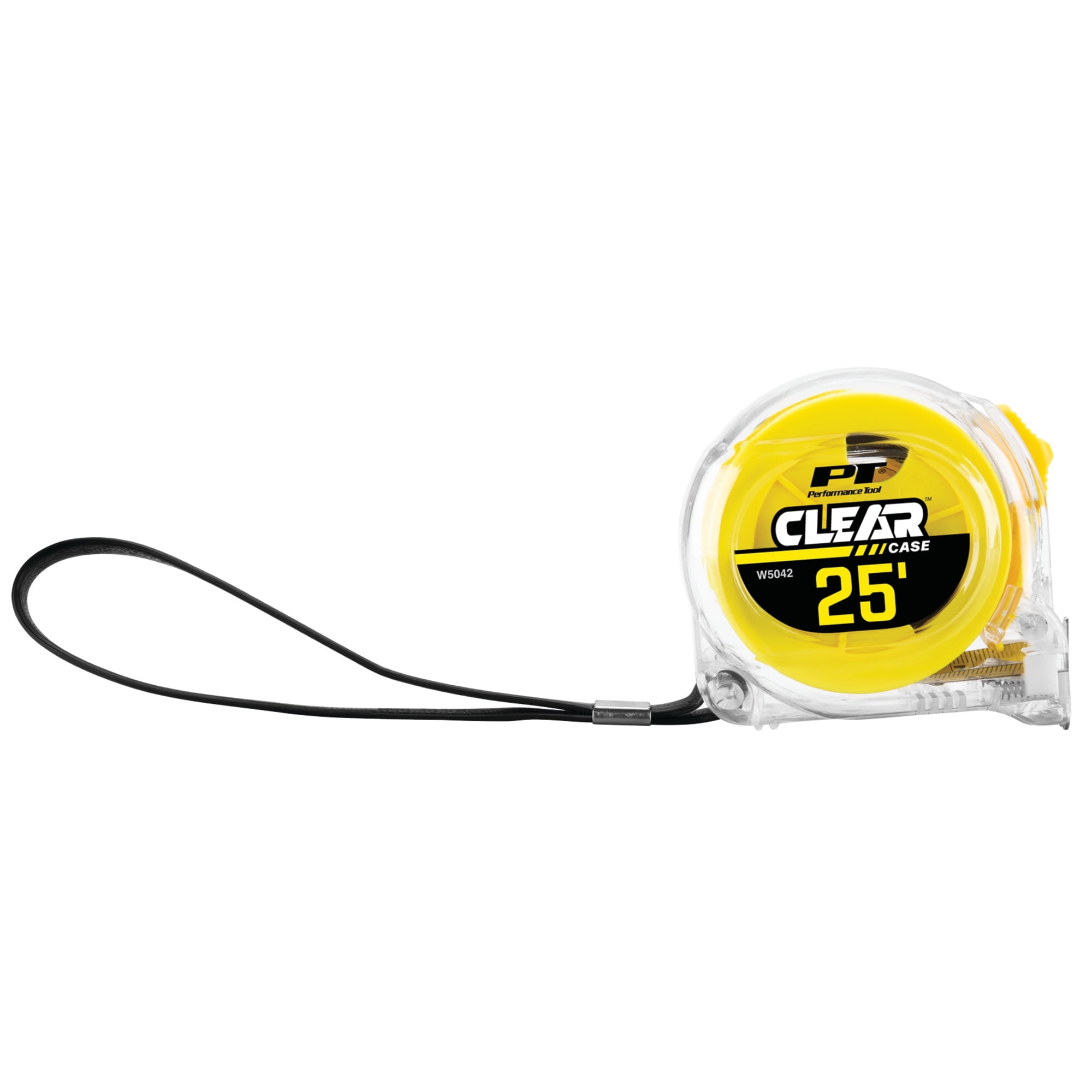 Performance Tool W5042 25'/7.5 M Clear Tape Measure