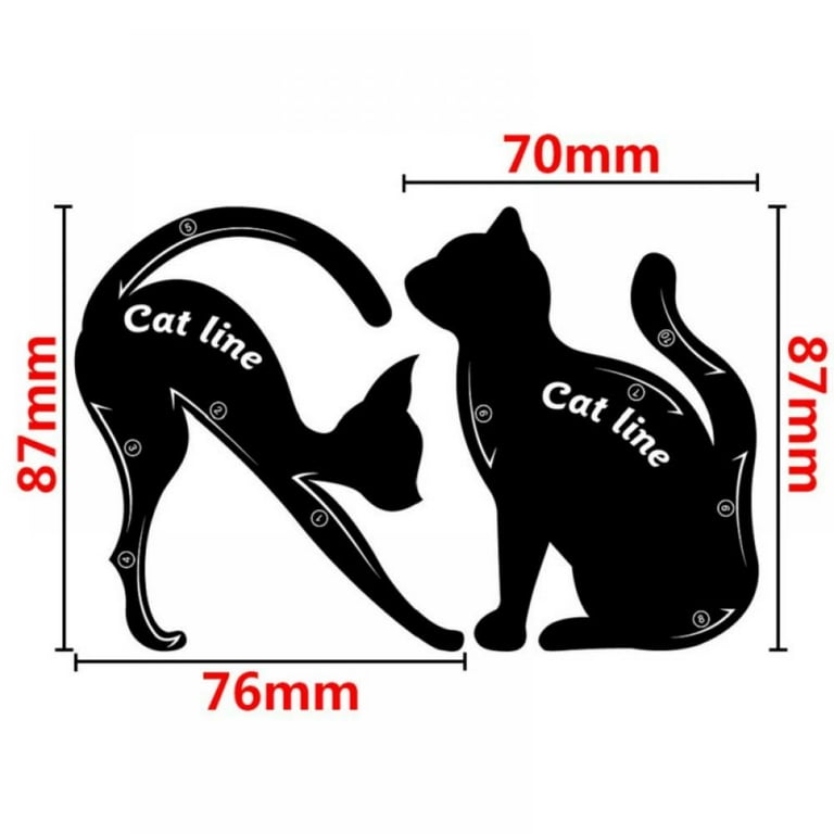 2 Pieces Cat Line Pro stencil Eye Makeup Tool Eyeliner Stencils Template Shaper Model Eyebrow Eyeshadow - Walmart.com 2-pieces-cat-line-pro-stencil-eye-makeup-tool-eyeliner-stencils-template-shaper-model-eyebrow-eyeshadow-walmart-com