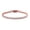 Rose Gold, variant on 3mm Moissanite Tennis Bracelets Round Cut D Color VVS1 Clarity White/Gold/Rose Gold Diamond Bracelets for Women S925 Sterling Silver Bracelets（5.5-9 inchs）