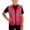 Hot Pink, variant on ATORRE Boys Girls Reflective Vest 2026 Stylish Lightweight Kids Zipper Safety High Visibility Vest for Outdoor Cycling Skiing Walking Red 10-11 Years