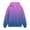Navy-03, variant on Ugoldhm Girls Gradient Color Hoodie, Long Sleeve Loose Casual Pullover Hooded Sweatshirt for Kids