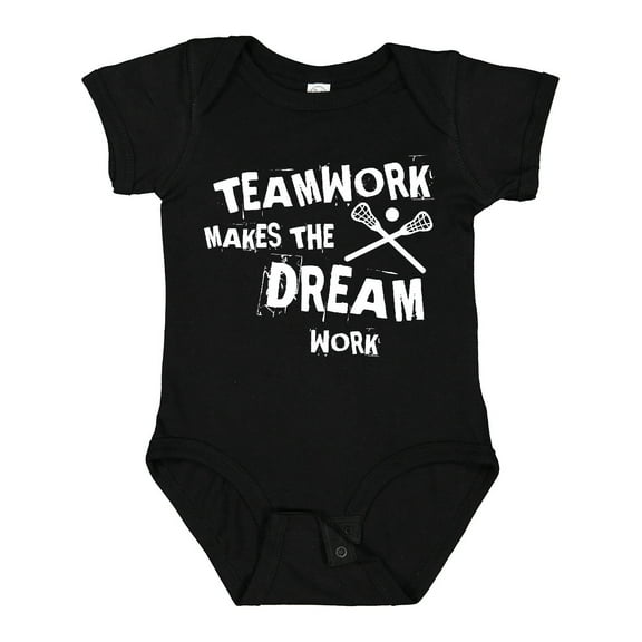 Inktastic Lacrosse Teamwork Boys or Girls Baby Bodysuit