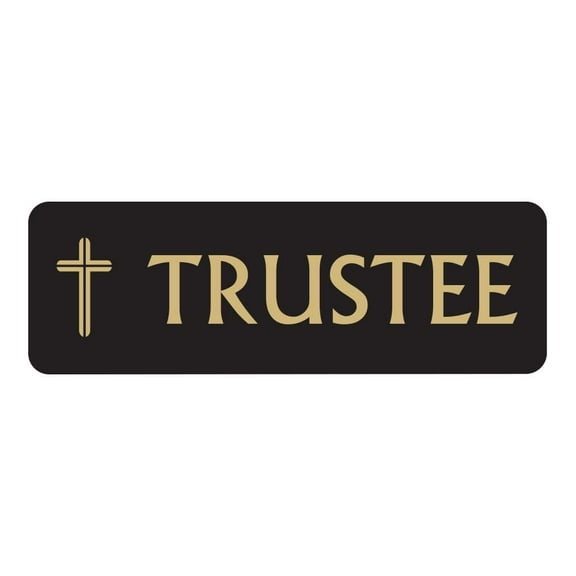 Chuch Trustee Magnetic Name Badge