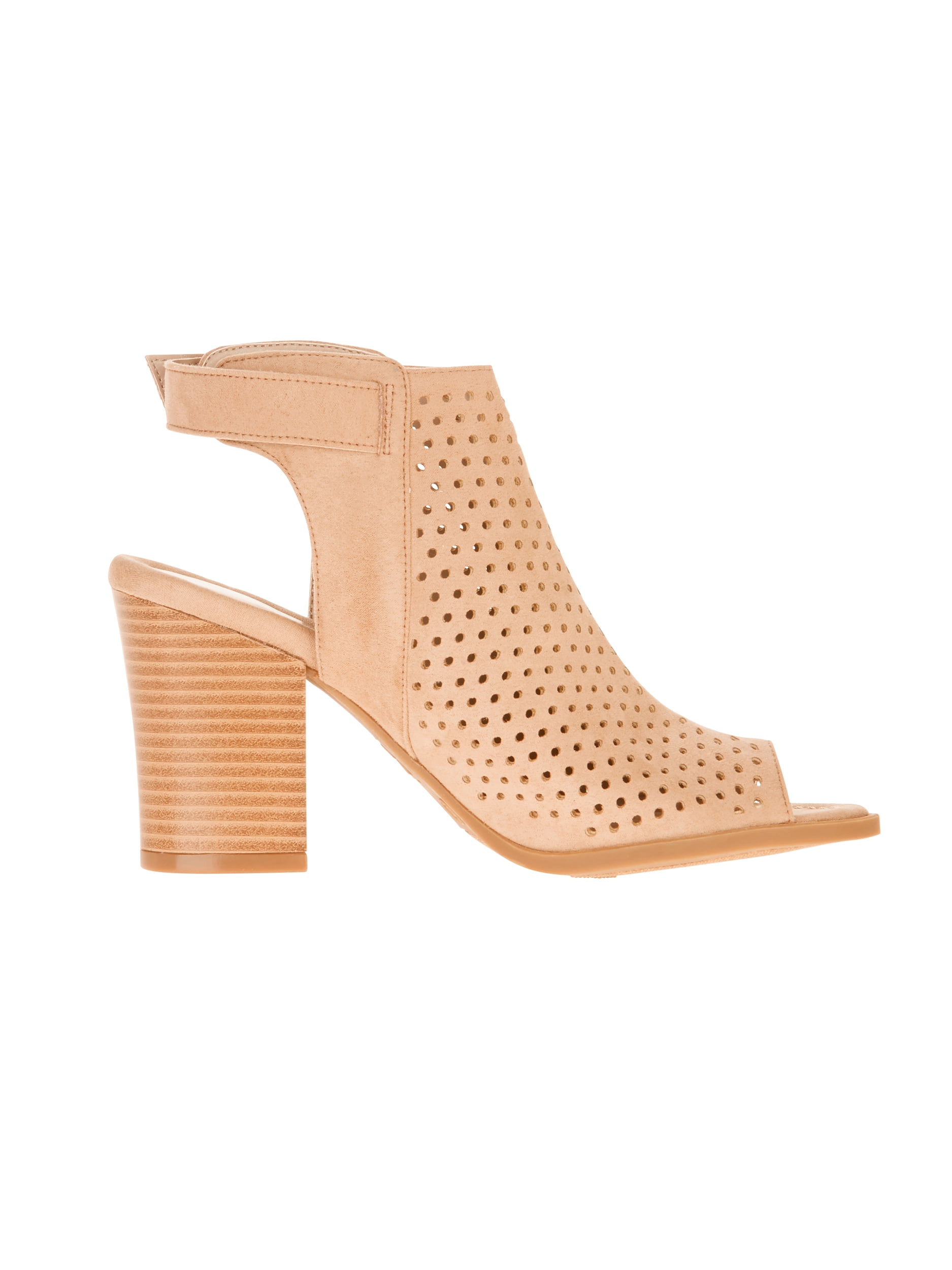 cute peep toe booties