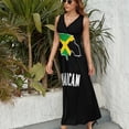 thumbnail image 6 of Map Jamaica Country Colors Jamaica Sleeveless Dress Summer Women Clothes Dress for Pregnant Women Dresses, 6 of 9