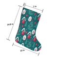 thumbnail image 2 of Christmas Stockings,Dark Teal Christmas Village Pattern Stockings Christmas,14.8'' Xmas Stockings,Christmas Party Favors,Christmas Party Decorations,Christmas Stockings Personalized, 2 of 5