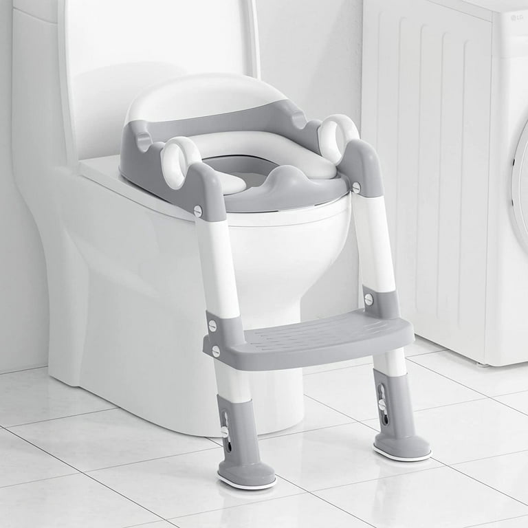 Mangohood Potty Training Toilet Seat with Step Stool Ladder for