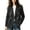 Black, variant on Solid Double Breasted Blazer Jacket for Women,Notched Lapel Long Sleeve Open Front Casual Business Work Office Suit Coat,Mint Green Women's S-XXXL