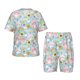 thumbnail image 1 of Fotbe Love You Rabbit Pijama Estampada de 2 Piezas para Niños – Ropa de Dormir de Manga Corta Cómoda para Niños y Niñas, Camiseta y Shorts de Algodón-Medium, 1 of 6