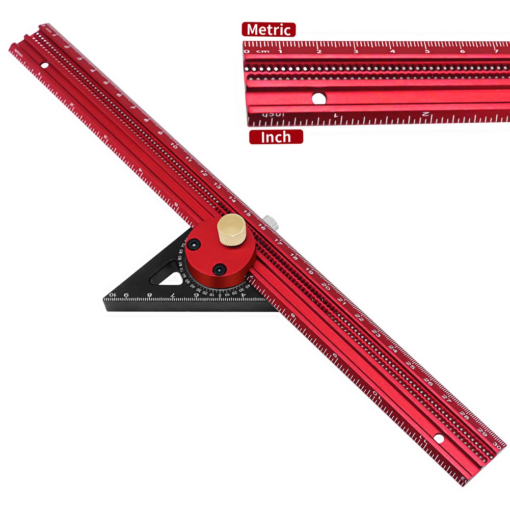 yaaqii Protractor Angle Ruler Adjustable Measuring ruler Gauge Angle Finder Marking