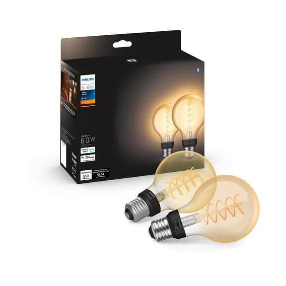 Philips Hue White Filament G25 2-pack