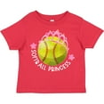 thumbnail image 3 of Inktastic Softball Princess- Tiara Girls Toddler T-Shirt, 3 of 5