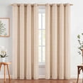thumbnail image 2 of Cortinas Jinchan Boho Beige de 214 cm de longitud para dormitorio y sala de estar, 2 of 9