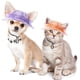 thumbnail image 2 of Sombrero de pescador con orificios para las orejas para perros y mascotas, gorra de béisbol ajustable para cachorros, sombrero de Sol para senderismo al aire libre, 2 of 4