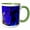 Green/White, variant on 3drose, Blue Leaf Shadow, 11oz Magic Transforming Mug