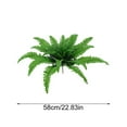 thumbnail image 3 of WUJDF Ferns Artificial Plants 1 Pc Faux Ferns for Outdoor Planter Large Fake Ferns Look Real Artificial Ferns Hanging Boston Fern Fake Plant Shrubs for Home Farmhouse Garden Porch Decor, 3 of 4